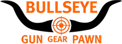 Logo for Bullseye Gun, Gear & Pawn